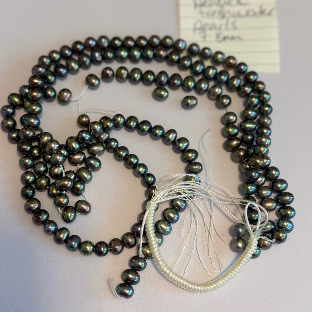 Peacock Freshwater Pearl Beads